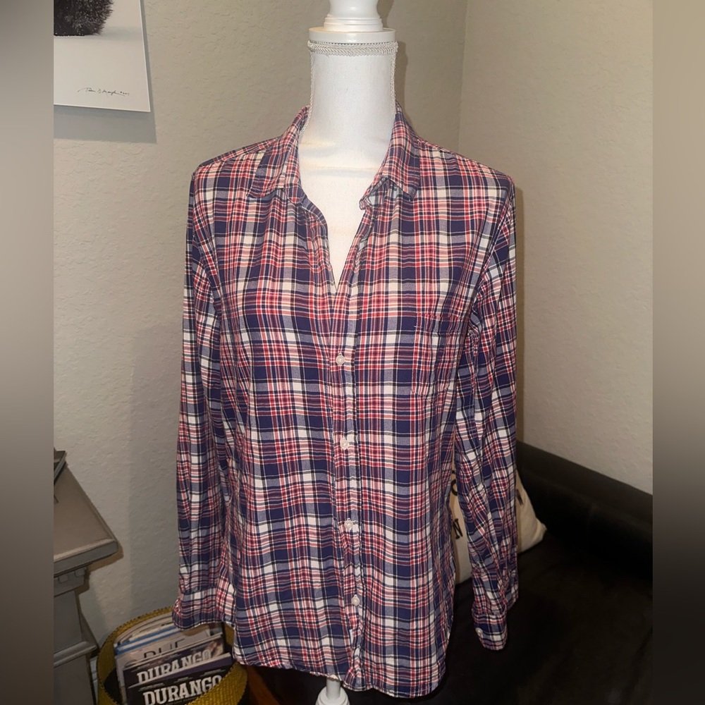 Woman’s Frank & Eileen Style Barry XL. Red, White and Blue Excellent Condition